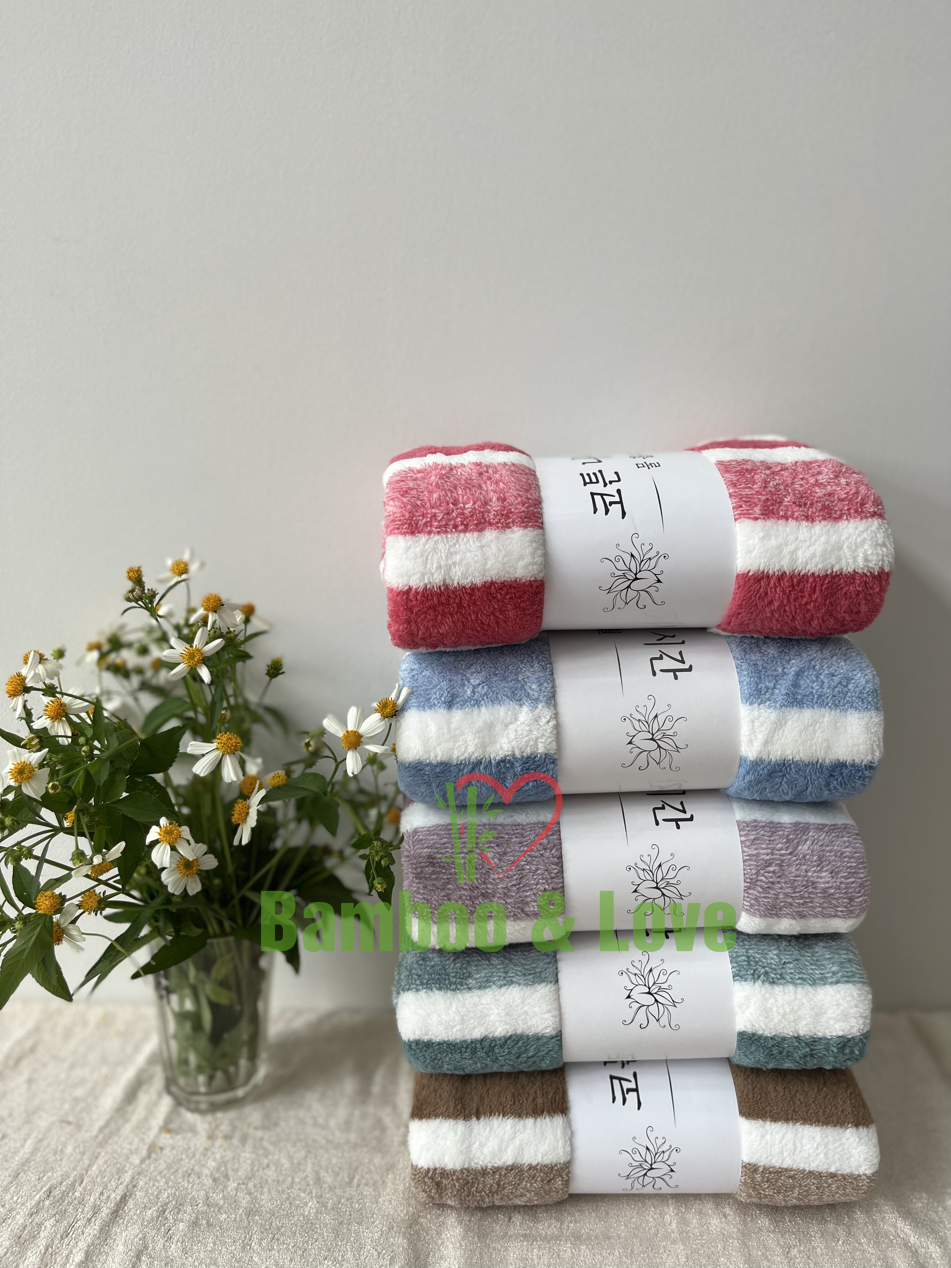 Khăn tắm lông cừu Hàn Quốc Cao Cấp 50x100 (Loại 1)