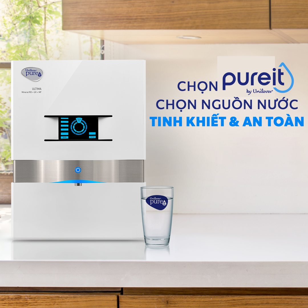 [COMBO TIẾT KIỆM] Máy Lọc Nước Pureit Ultima Trắng và Lõi lọc thô, Bộ lọc thay thế Pureit Ultima 1 (GKK1) - Hàng chính hãng