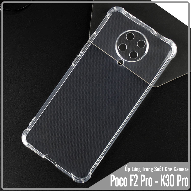 Ốp lưng cho Poco F2 Pro - Redmi K30 Pro - K30 Ultra TPU Trong Suốt Che Cam