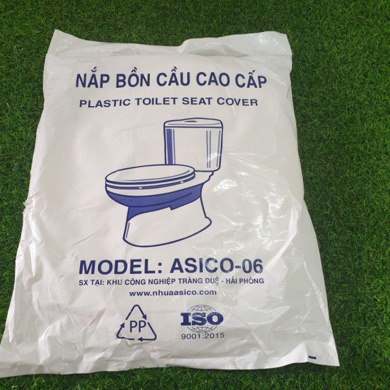 Nắp bồn cầu ASICO - 06 nhựa Plastic (Phù hợp với mọi loại bồn cầu....