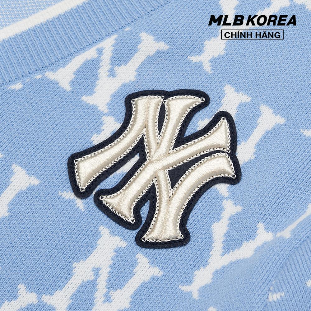 MLB - Áo khoác cardigan phom suông cổ V Monogram 3AKCM0121