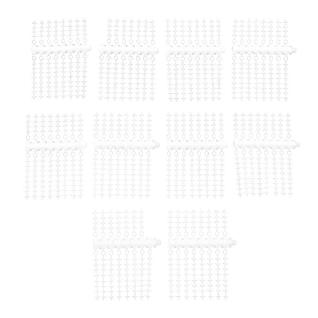 10pcs  Plastic  Boilie  Stopper  Hair  Rig  Extender  Bait