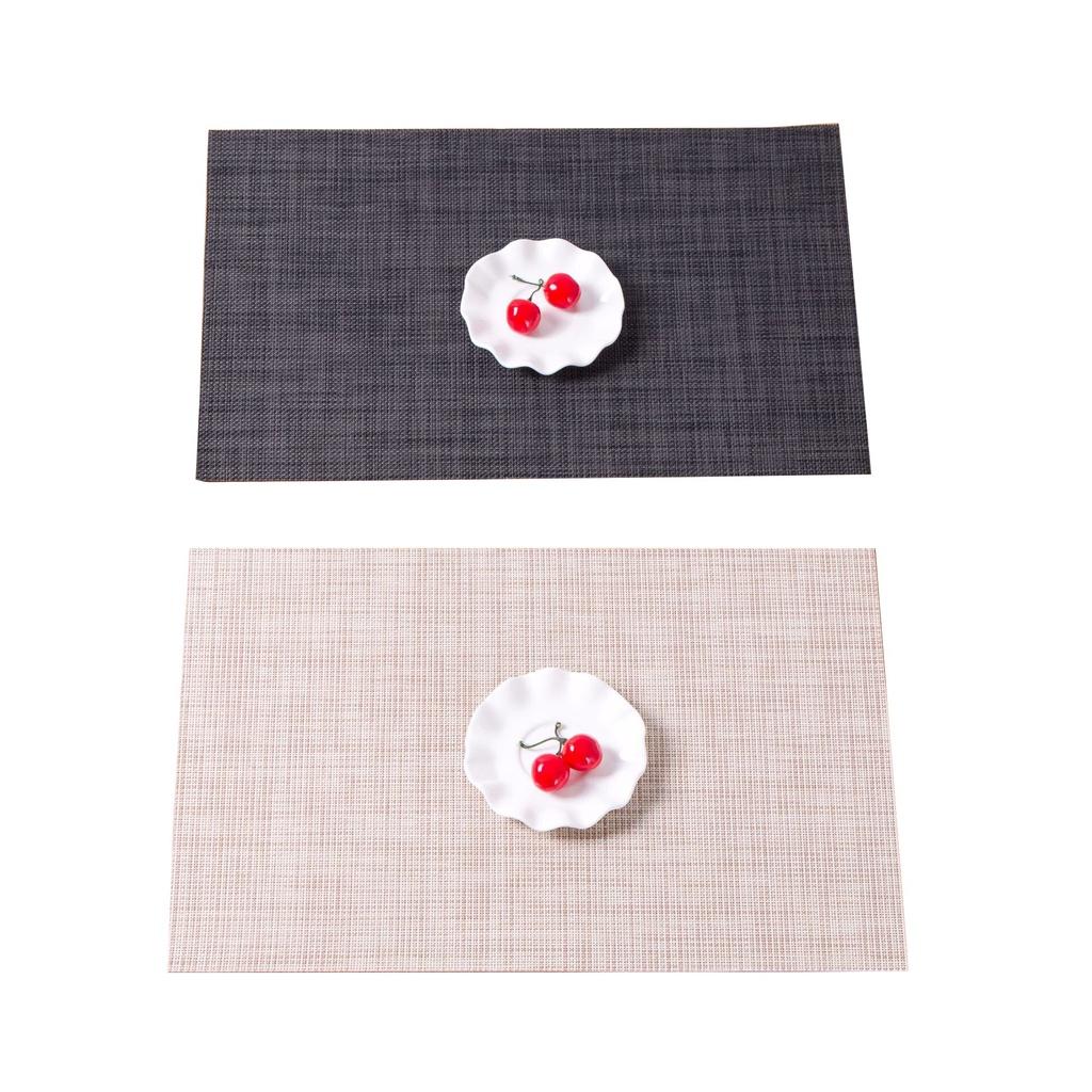 AA 8PCS Household Placemats, Heat-resistant Placemat, Washable Table Mats, Non-slip Placemats for Dining Table