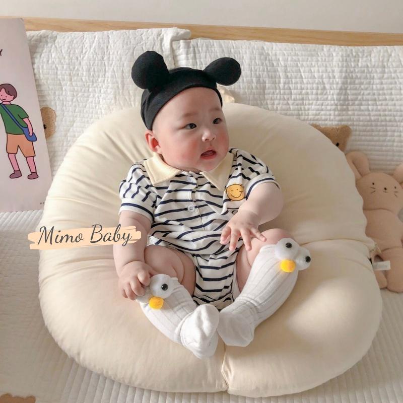 Băng đô, turban tai gấu phồng đáng yêu cho bé BD42 Mimo Baby