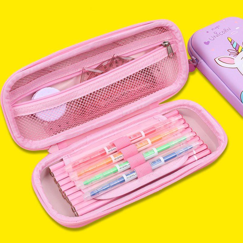 Hộp đựng bút 3D nổi hình các con vật siêu cute đáng yêu, ngộ nghĩnh cho bé trai, bé gái sắp dễ xếp đồ dùng học tập.