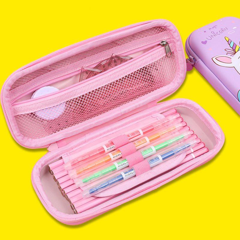 Hộp đựng bút 3D nổi hình các con vật siêu cute đáng yêu, ngộ nghĩnh cho bé trai, bé gái sắp dễ xếp đồ dùng học tập