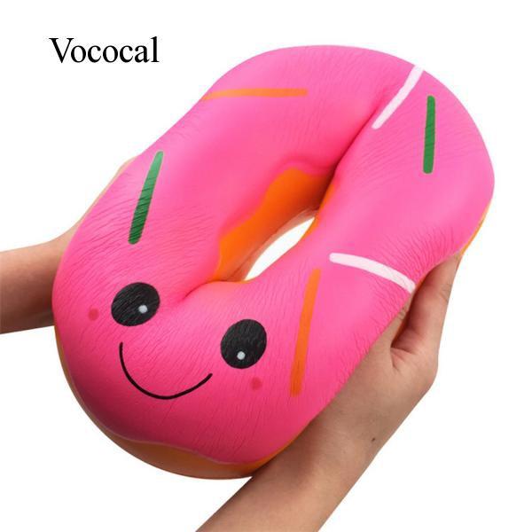 Đồ chơi bóp Squishy kiêm móc khóa hình bánh donut dễ thương __bán cho hết