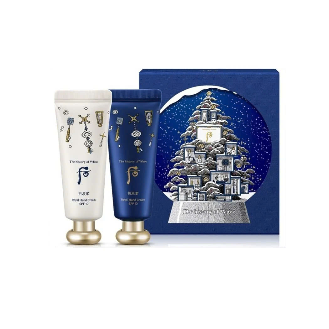 Set Kem dưỡng da tay Whoo Royal Hand Cream SPF10