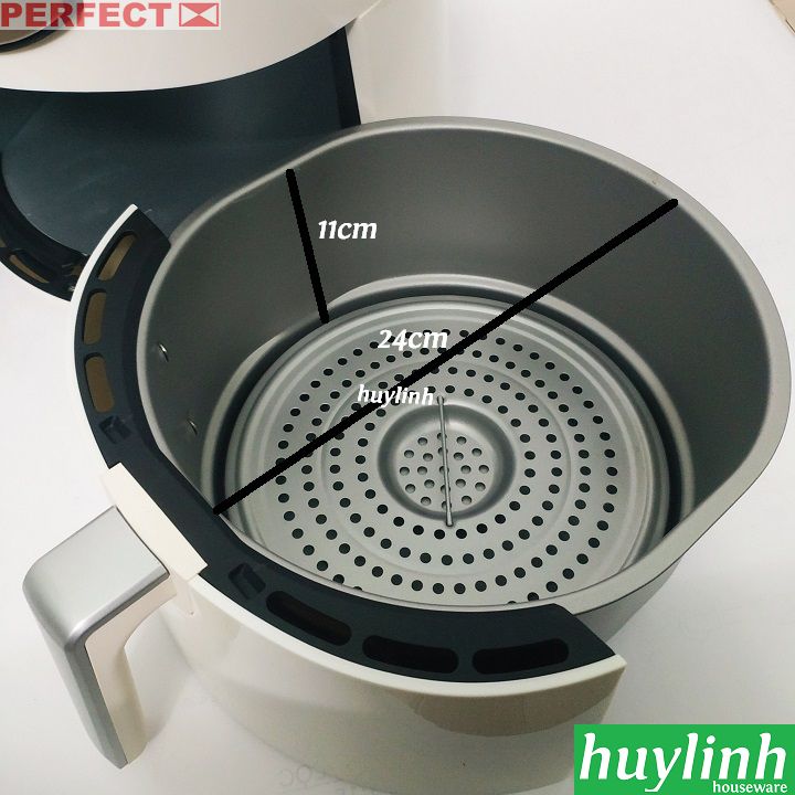 Nồi chiên không dầu Perfect GLA-768 - Dung tích 5 lít - Công suất 1400W - Hàng chính hãng