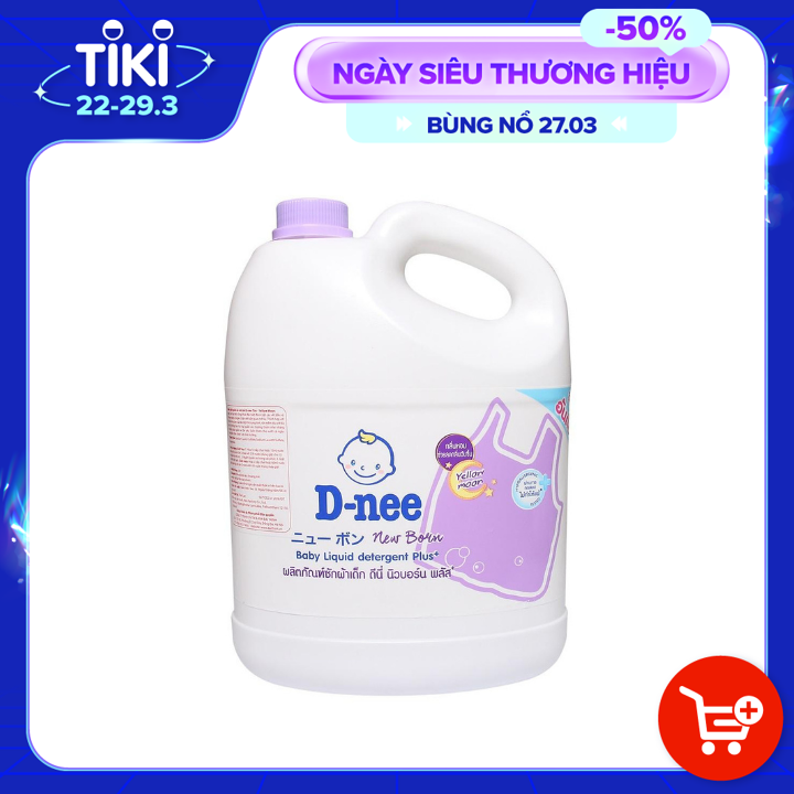 Nước giặt xả Dnee tím 3L