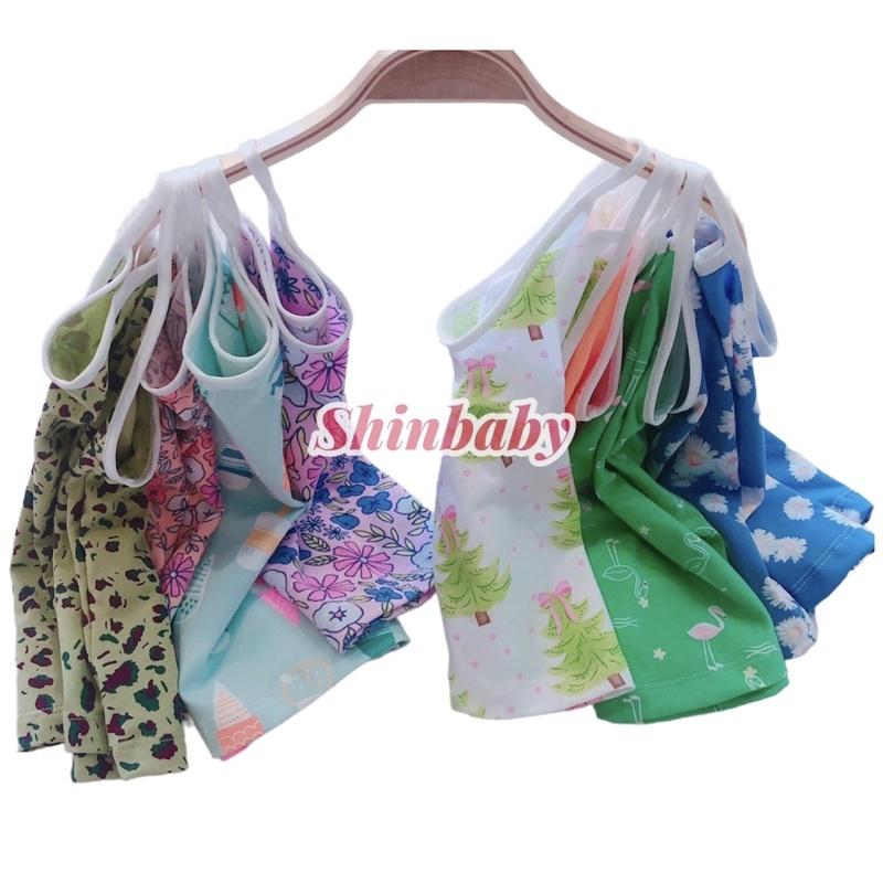 (6-26kg) Set 5 Áo hai dây bé gái nhiều hoạ tiết siêu cưng thun cotton mềm mát co giãn thoải mái