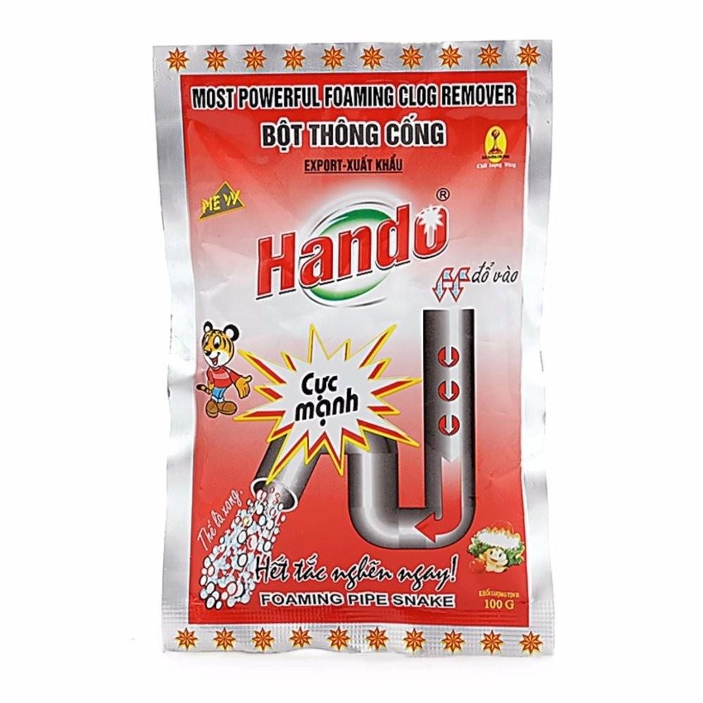 Bộ 20 gói bột thông cống Hando TI486