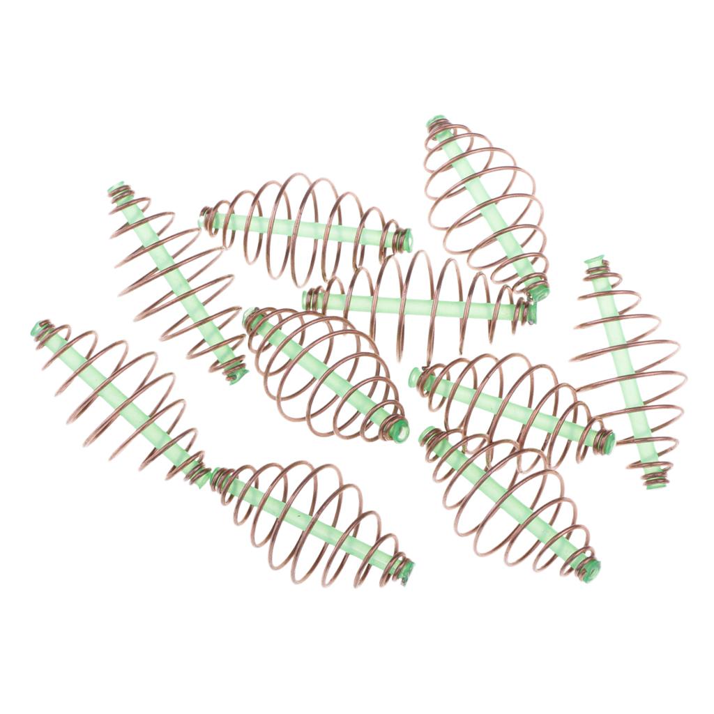 2xMetal Fishing Feeders Fishing Tackle Bait Thrower 4.5x2.2cm Coarse Bait