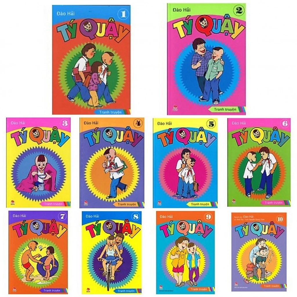 Truyện tranh - Trọn bộ 14 tập: Tý quậy