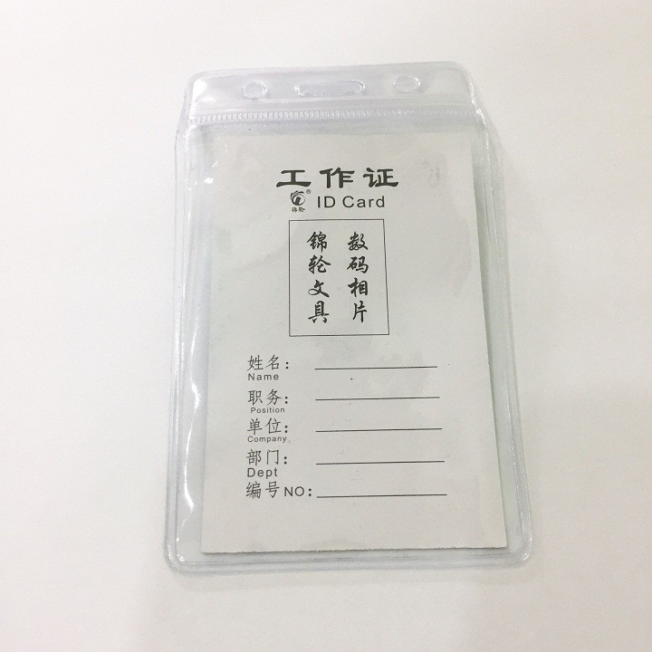 Thẻ bảng tên dẻo - Đứng - 1 hộp 50 cái