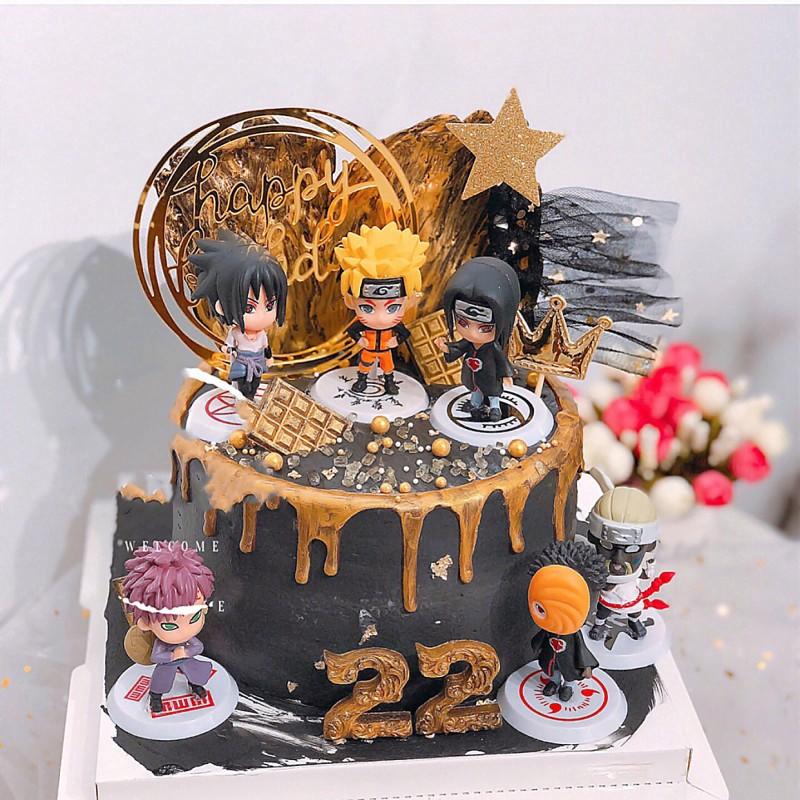 Mô Hình Naruto Chibi Phim Hoạt Hình, Đồ Chơi Mô Hình Chất Liệu PVC Bền Đẹp