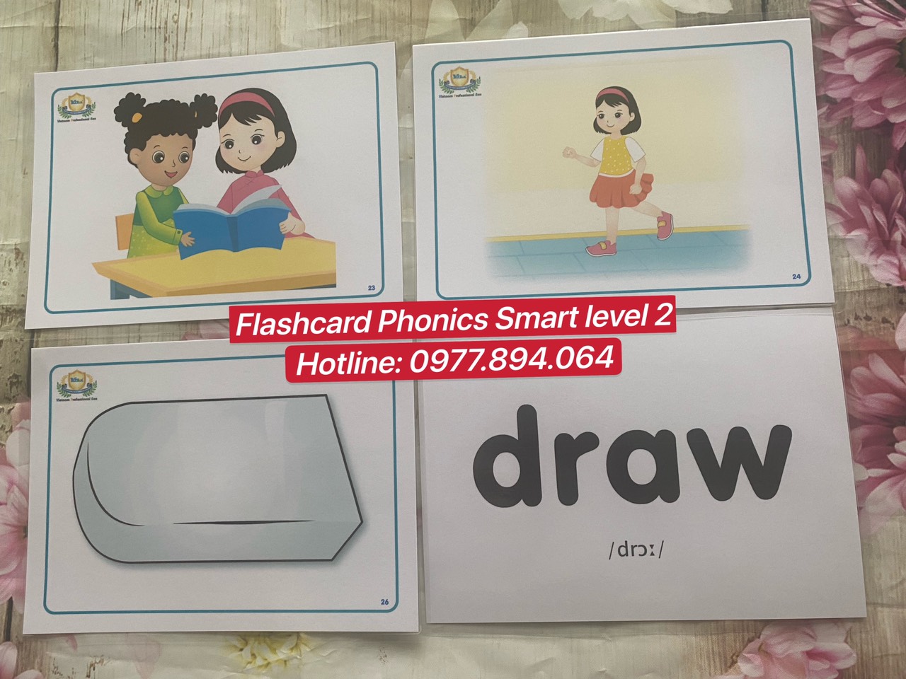 FLASHCARDS TIẾNG ANH SMART PHONICS 2 (93 thẻ) - giáo cụ cần thiết trong dạy học