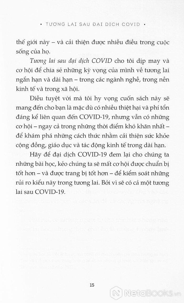 Sách Tương Lai Sau Đại Dịch Covid