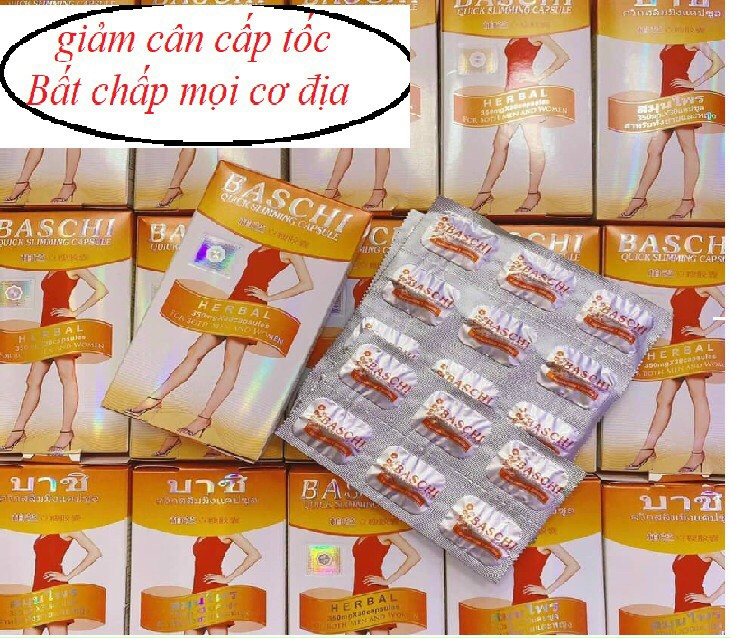 iên giảm cân baschi cam thai lan vỉ 30v