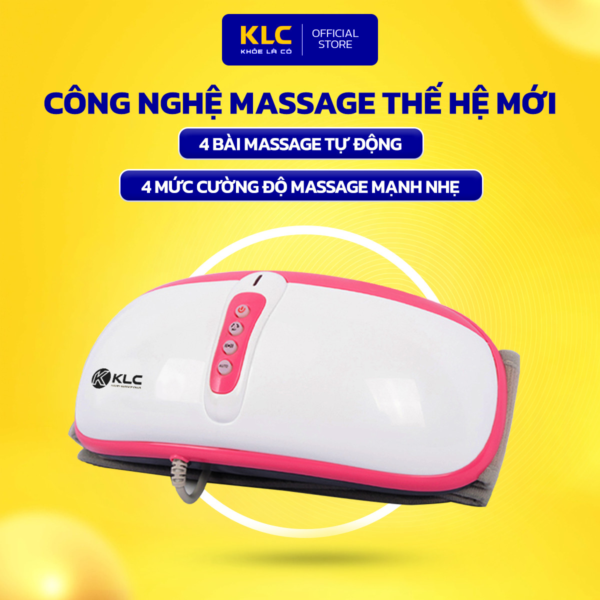 Máy Massage Bụng KLC, công nghệ nhiệt hồng ngoại, đánh tan mỡ hiệu quả, an toàn, mang lại vòng eo thon gọn