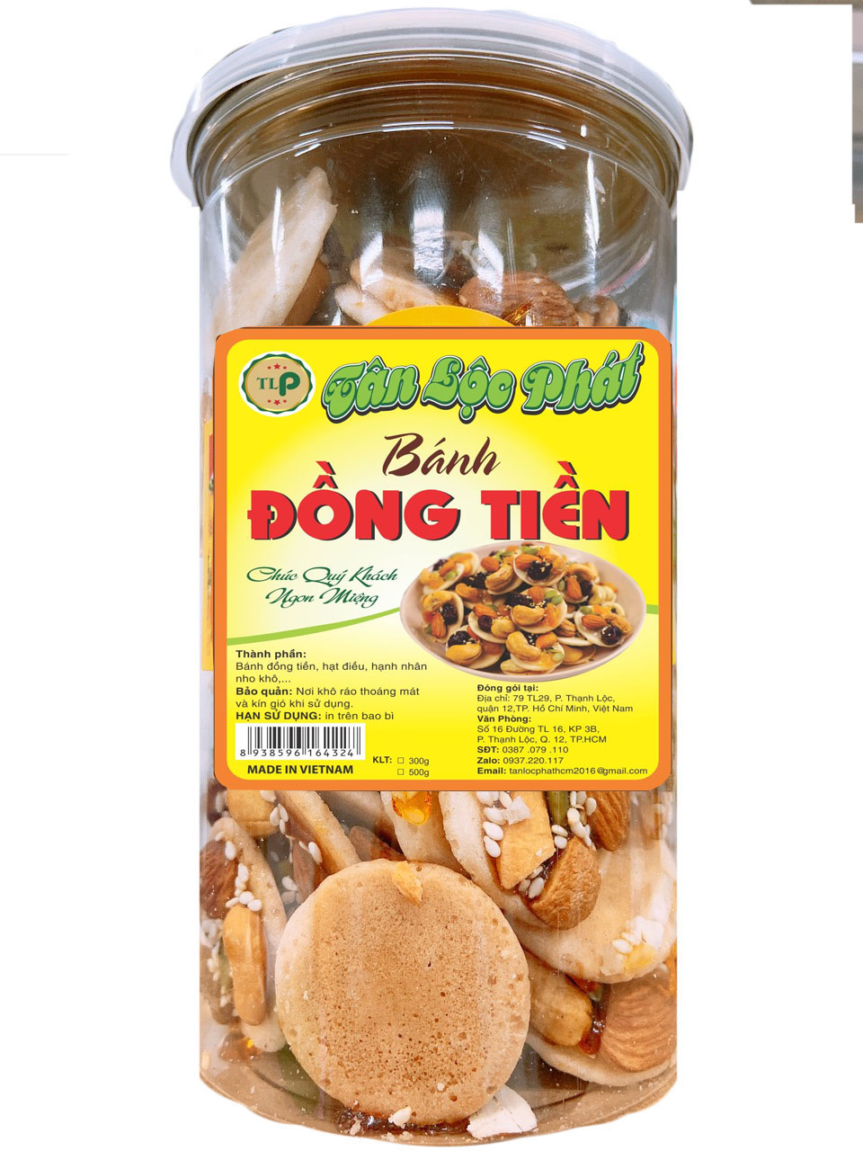 BÁNH ĐIỀU MIX HẠT DINH DƯỠNG GIÒN NGON - HỘP 300G