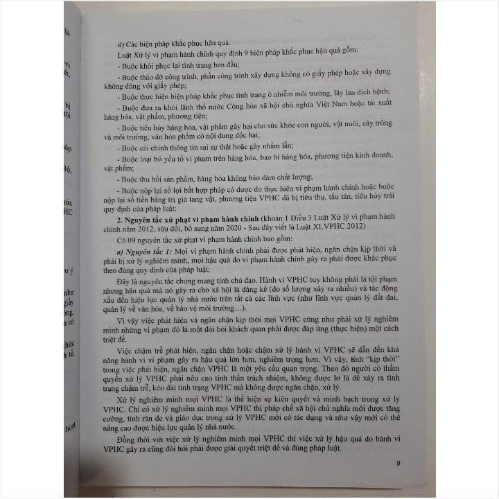 Sách Thủ Tục Xử Phạt Vi Phạm Hành Chính Và Thi Hành Quyết Định Xử Phạt Vi Phạm Hành Chính - V2101P