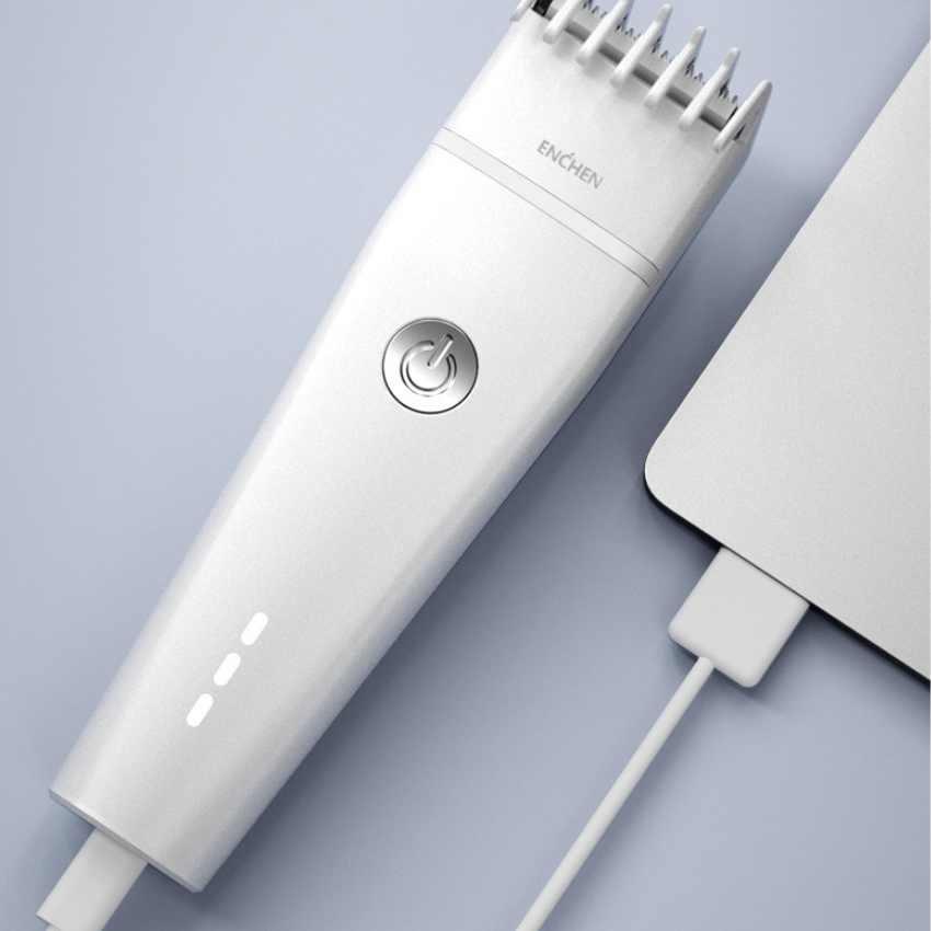 Tông đơ cắt tóc Enchen Boost 2, có thể điều chỉnh tốc độ, cữ cắt inh hoạt, pin bền, chống nước IPX7