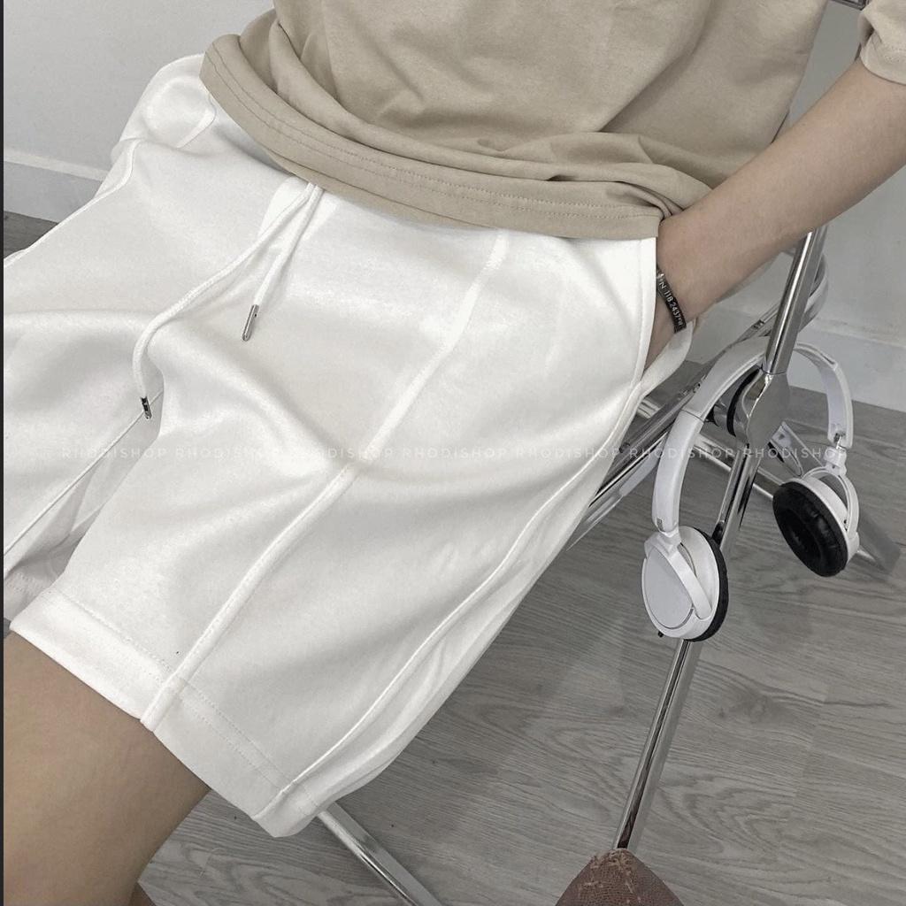 Quần Short unisex nam nữ chất cotton cao cấp, phong cách thể thao, mặc thoáng mát, co dãn 4 chiều, quần đùi nam nữ,basic