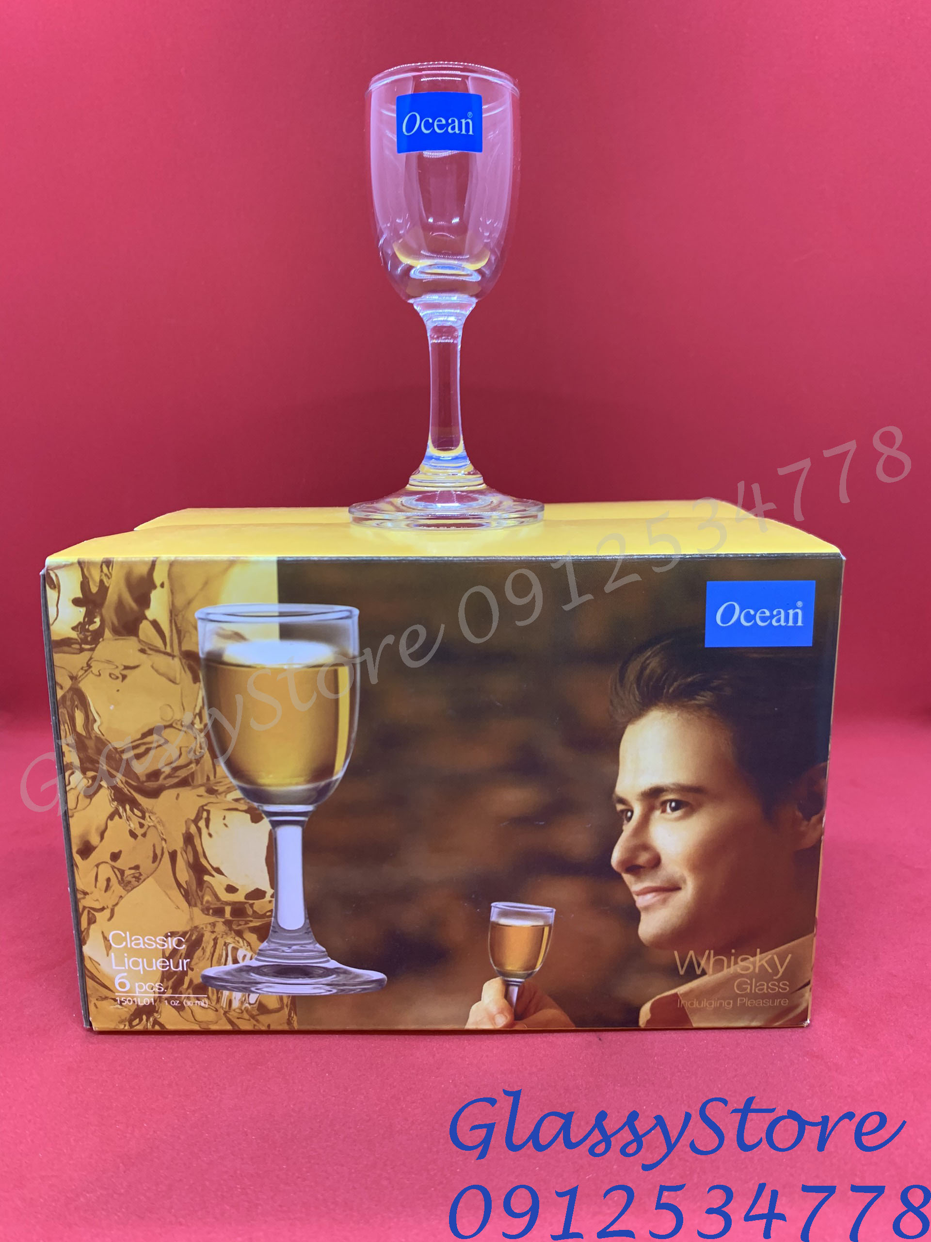 Ly rượu thủy tinh Ocean Classic Liqueur 1501L01 / 1501L02 - Hàng chính hãng (1 cái)