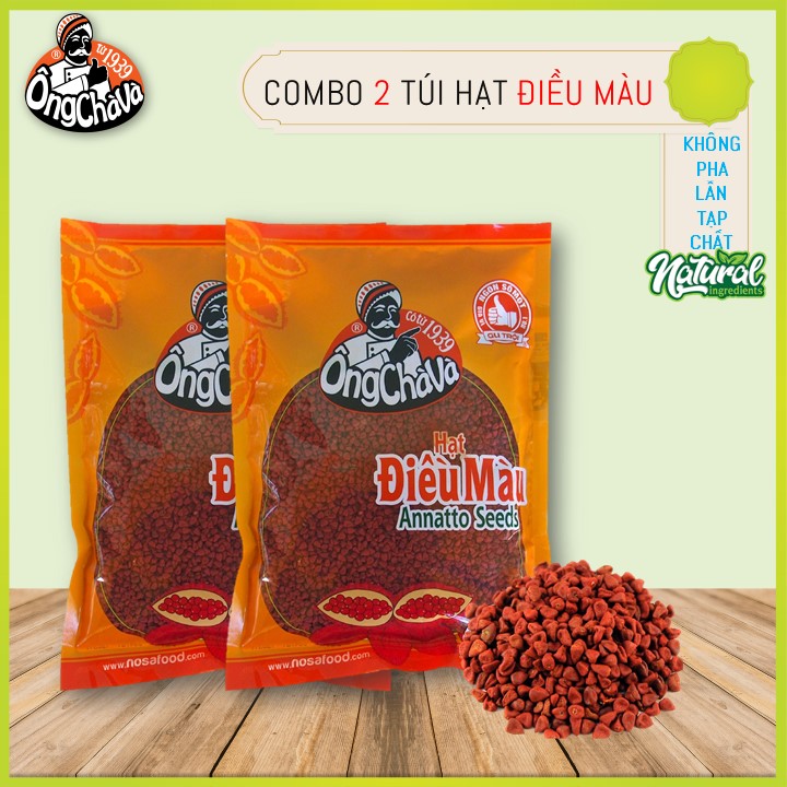 Combo 2 Túi Bột điều màu Ông Chà Và 500gr (Annatto powder)