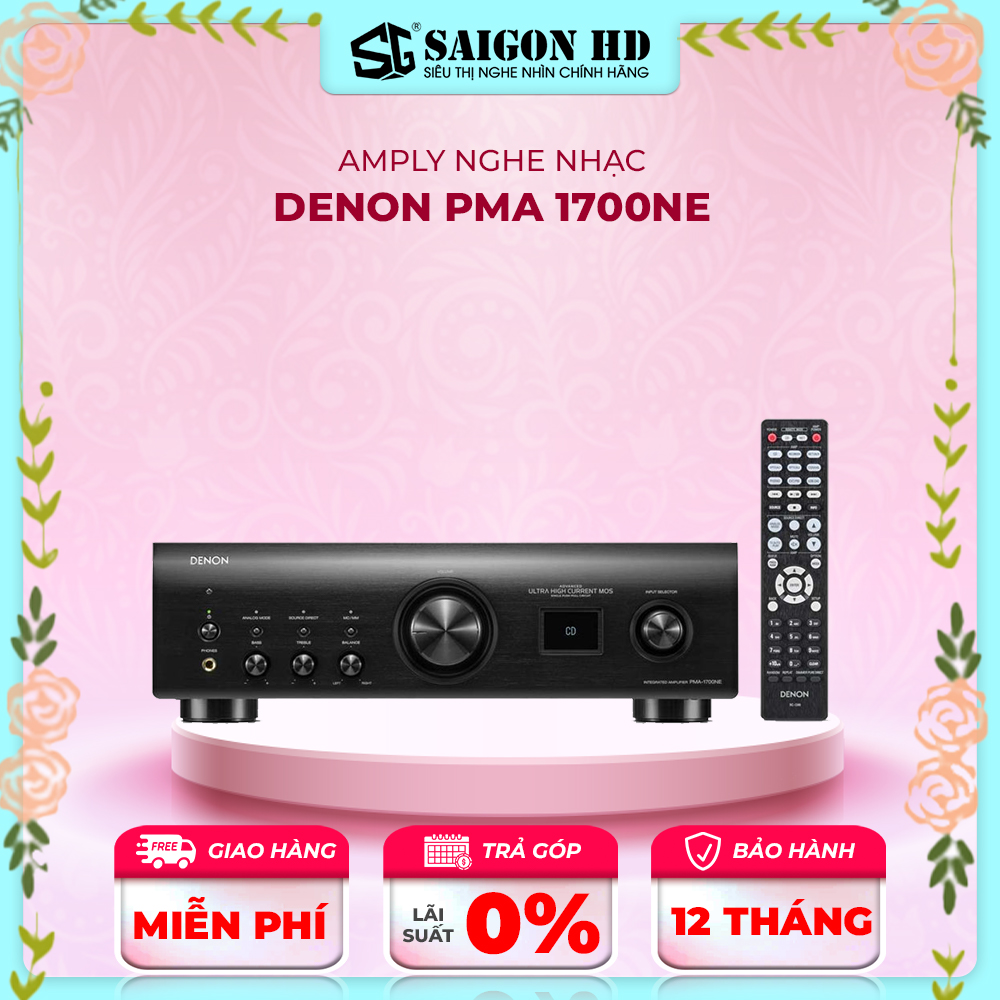 Amply nghe nhạc cao cấp DENON PMA 1700NE - Hàng chính hãng, giá tốt