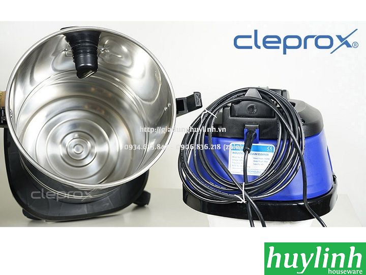 Máy hút bụi công nghiệp khô và ướt CleproX X1/40 - 30 lít - Công suất 1800W [Thùng nhựa - Inox] - Hàng chính hãng