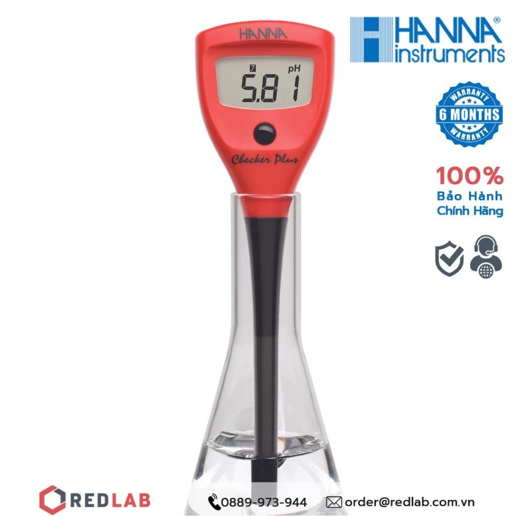Bút đo pH cầm tay Hanna HI98103 nhỏ gọn, độ phân giải 0.1 pH, bảo hành 6 tháng