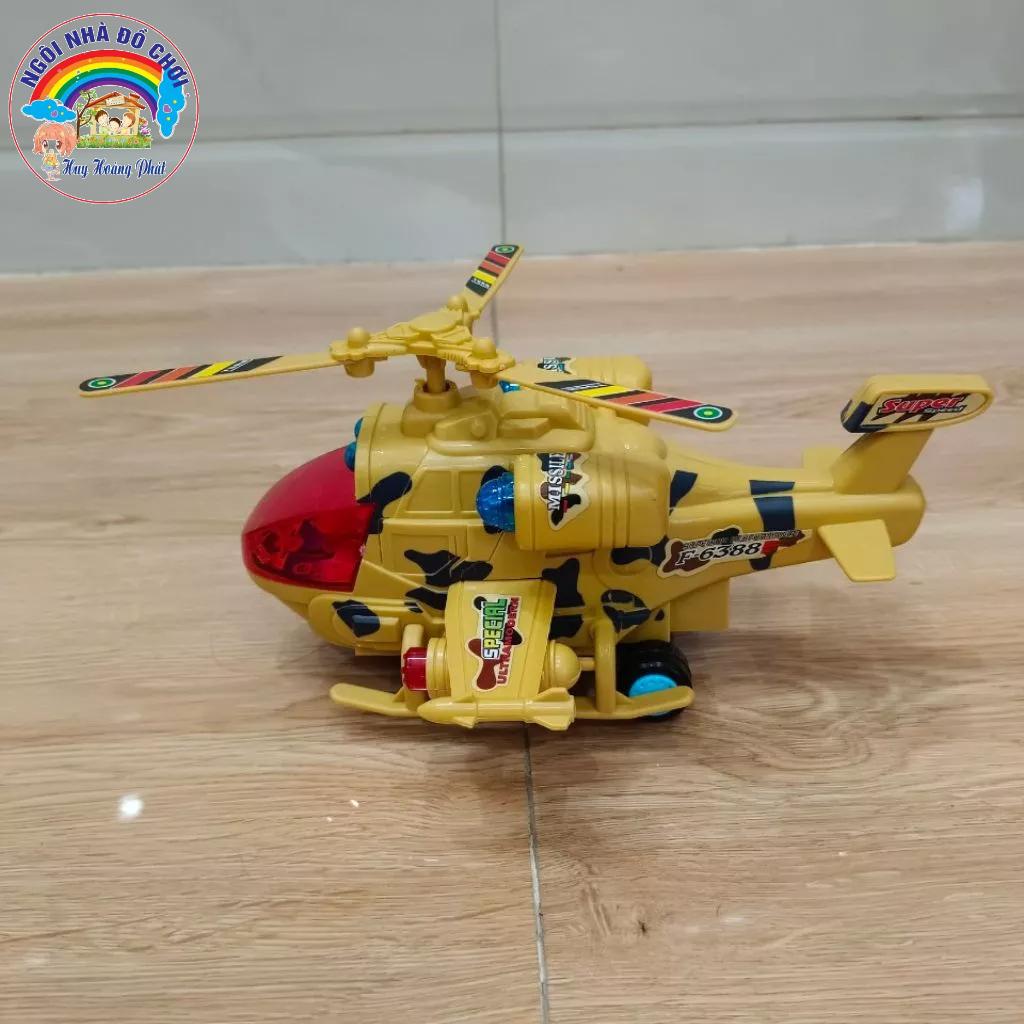 Đồ chơi Máy bay quân sự- FLYING EAGLE. Có đèn flash và có tiếng nhạc. Kích thước máy bay: Dài 24cm* Ngang 18cm* Cao 12cm