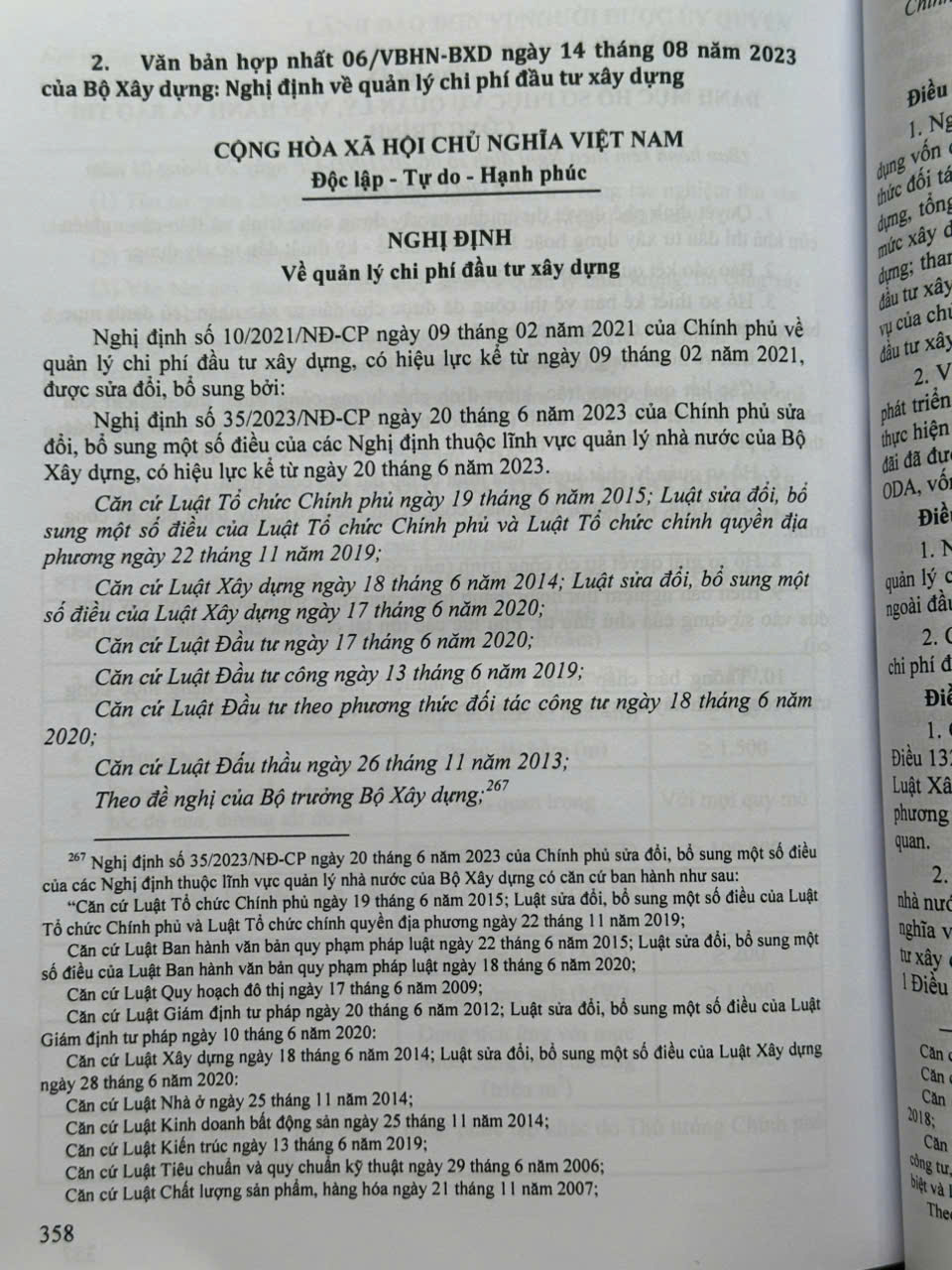 Hệ Thống Văn Bản Hợp Nhất Nghị Định Về Chính Sách Phát Triển Nhà Ở, Quản Lý Chất Lượng, Thi Công Xây Dựng, Bảo Trì Công Trình Và Quản Lý Chi Phí Đầu Tư Xây Dựng - V2294T