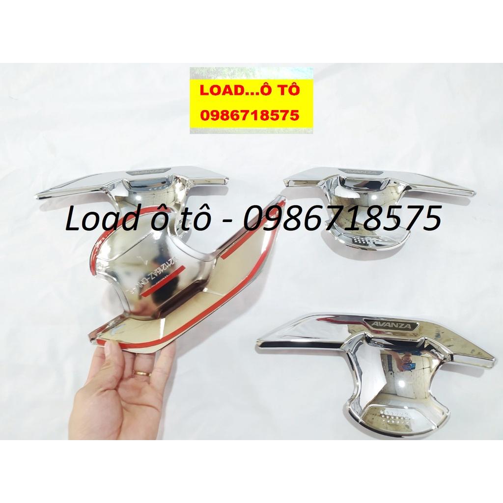Ốp Hõm Cửa Xe Toyota AVANZA 2022-23 Mẫu Nhựa ABS Mạ Crom Sáng Bóng