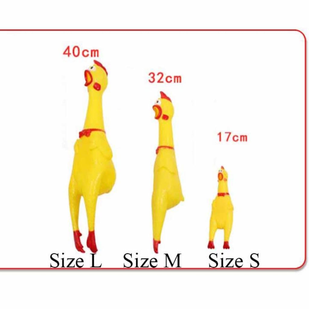 Gà La Hét SIZE 17CM - Gà Đồ Chơi Cao Su - Gà Huân Luyện Chó ( Shop Có 3 Size :17cm,32cm,40cm )  It185