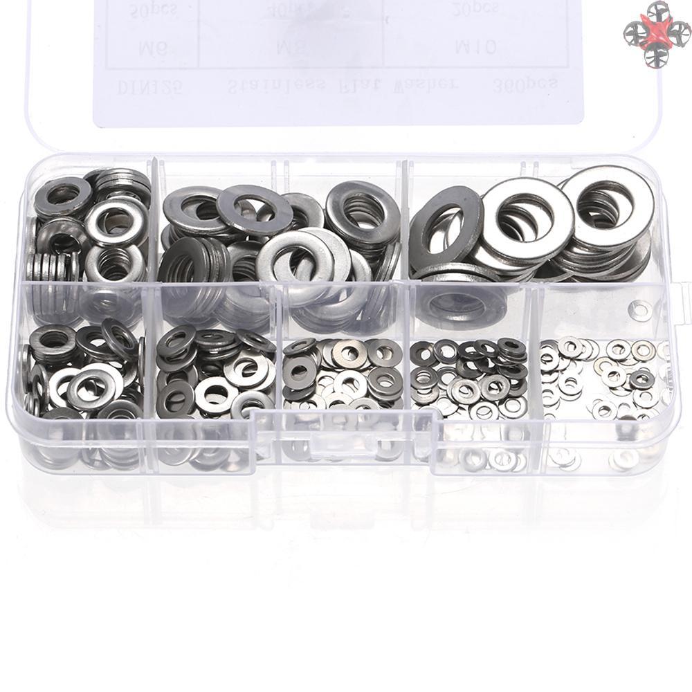 Vòng Đệm Phẳng Bằng Thép Không Gỉ Din125-M2 / M2.5 / M-3 / M-4 / M5 / M6 / M-8 / M-10 Bằng Thép Không Gỉ 304