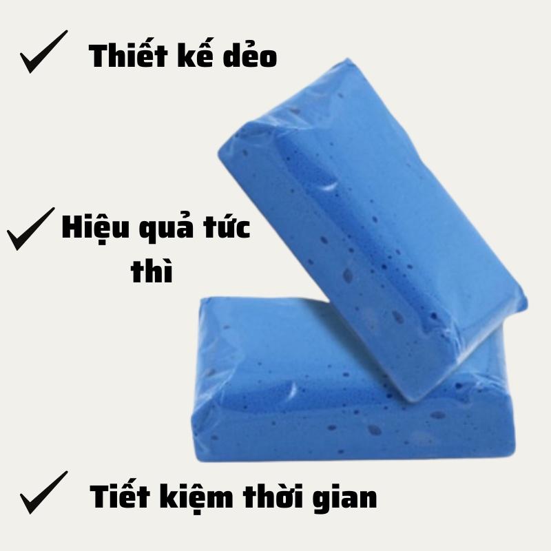 Đất sét Tẩy bụi sơn, Tẩy Ố Kính, mạ crom - XETA - Hỗ trợ làm sạch bóng bề mặt vỏ xe, kính ô tô, không Gây Trầy Xước Xe.