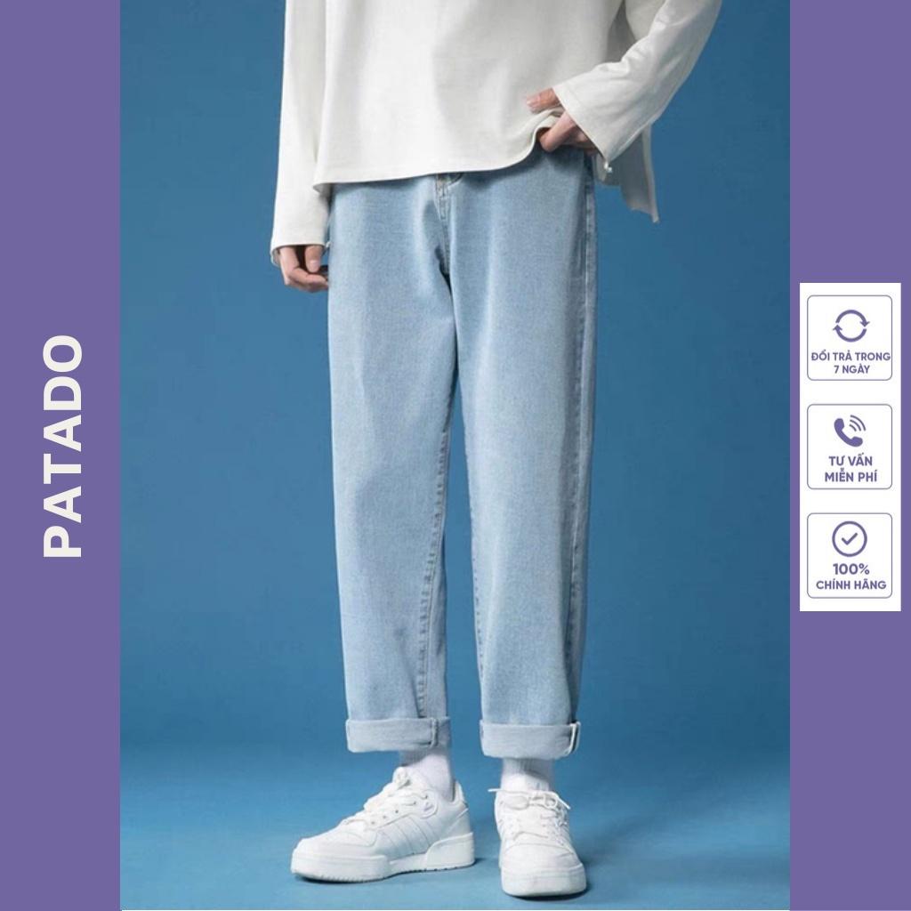 Quần Jean Baggy Nam Dáng Suông Rộng TR03- phong cách hàn quốc - Patadoshop HOTTREND 2022