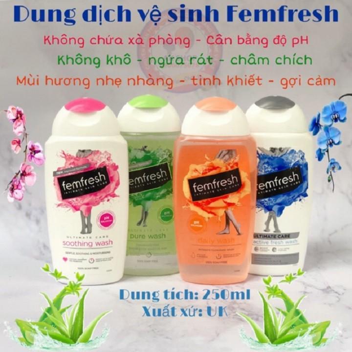 Dung dịch vệ sinh phụ nữ Femfresh 250ml - Xuất xứ Anh