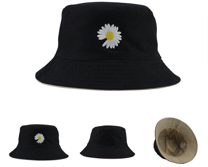 Mũ bucket Hoa Cúc 2 Mặt