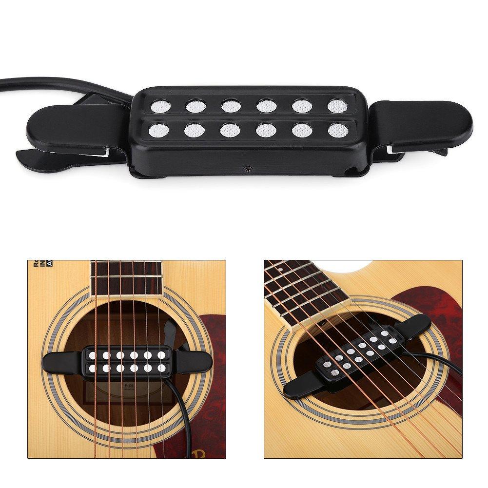 12 lỗ guitar guitar classicer Pickups Phụ kiện bán tải điện cho guitar acoustic