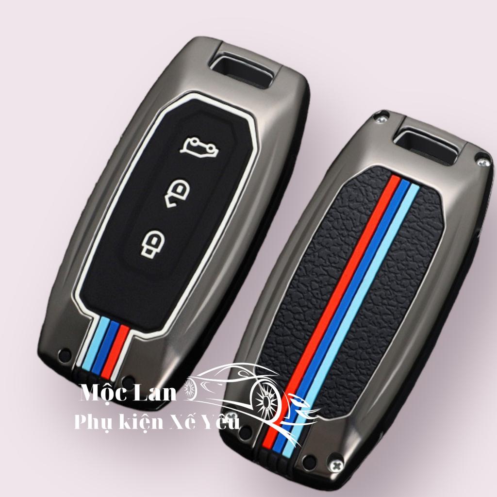 Ốp khóa kim loại cao cấp dáng thể thao xe ô tô FORD TERRITORY 2020- 2023 bảo vệ chìa khóa chịu va đập tốt -otofunmoclan
