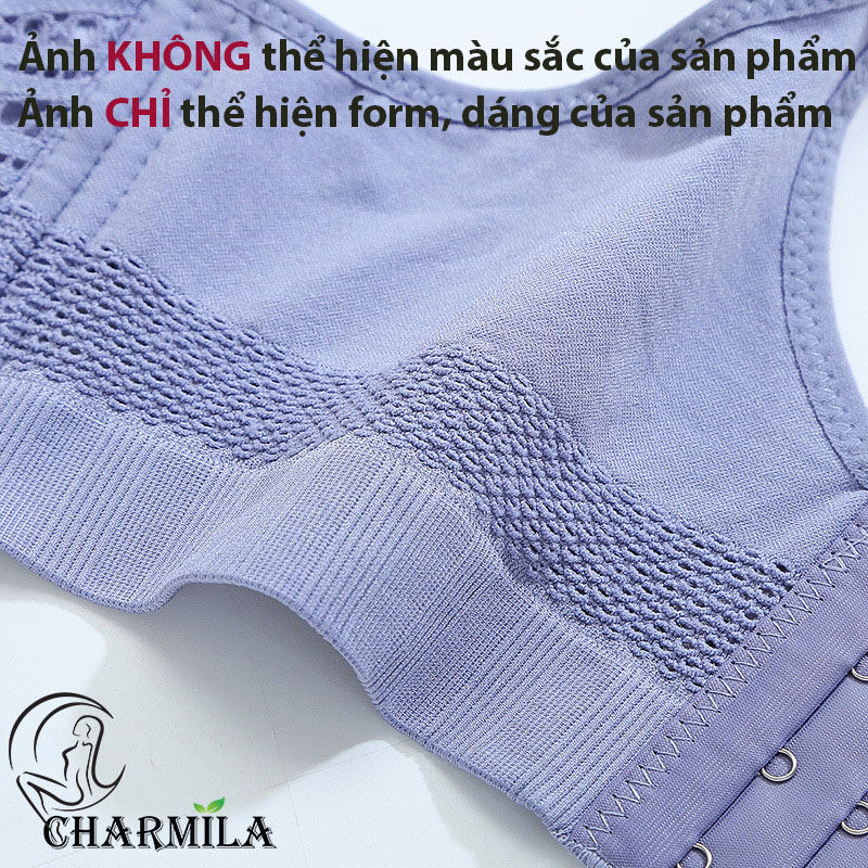 Áo ngực nữ Charmila chất liệu ren không gọng phong cách hiện đại mã AN07