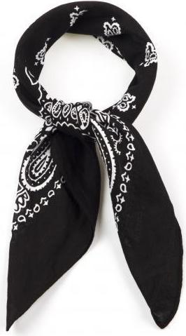 Khăn Bandana Màu Đen - Mã B004