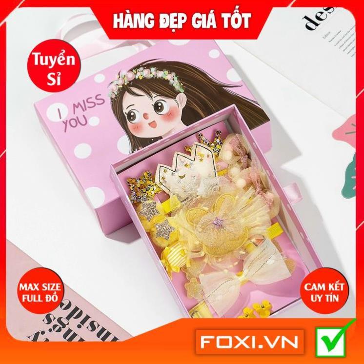 Bộ kẹp tóc nhiều hình dáng dễ thương-món quà không thể thiếu cho các bé gái