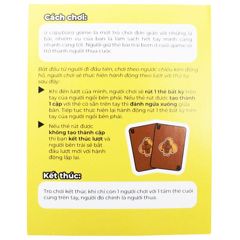 Boardgame Thẻ Bài A Cabybara Game