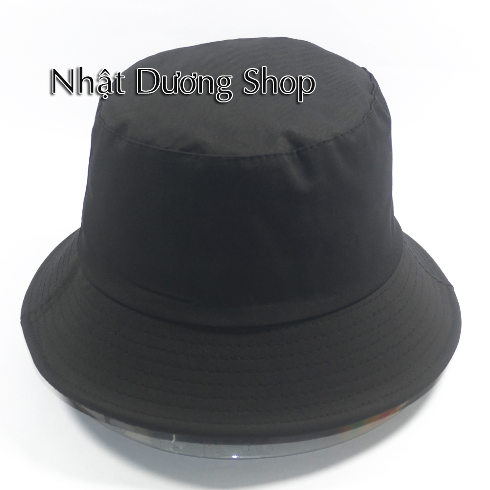 Nón bucket 1 mặt thêu hình bắn tim sành điệu - Chất liệu Cotton cao cấp tạo nên sự thoáng mát
