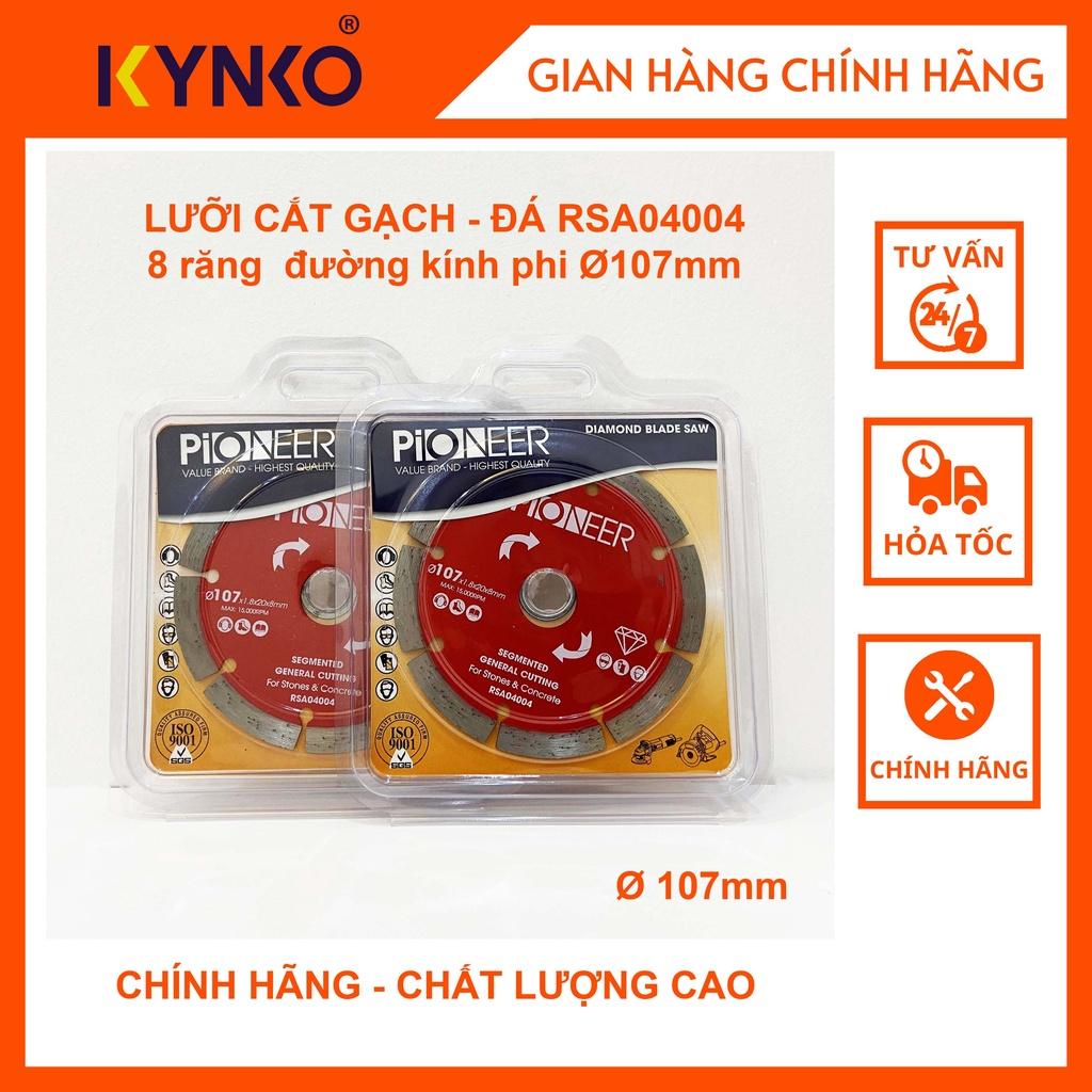 LƯỠI CẮT GẠCH - ĐÁ RSA04004 8 răng đường kính phi Ø107mm chuyên cắt gạch, đá chất lượng cao chính hãng